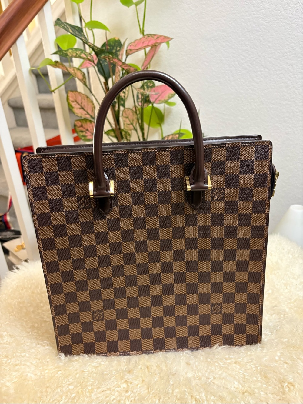 Louis Vuitton Venice Sac Plat Bag Damier PM *EUC